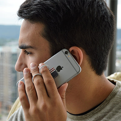 White bar - Phone holder & stand