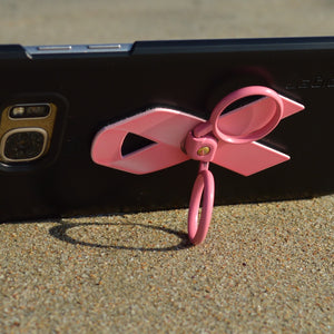 Pink ribbon - Phone holder & stand