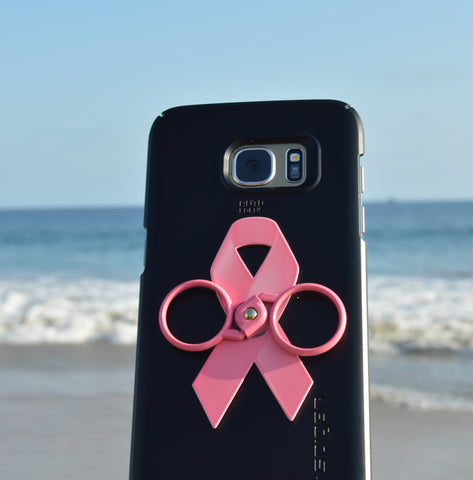 Pink ribbon - Phone holder & stand