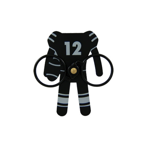 Football #12 Black color- Phone holder & stand